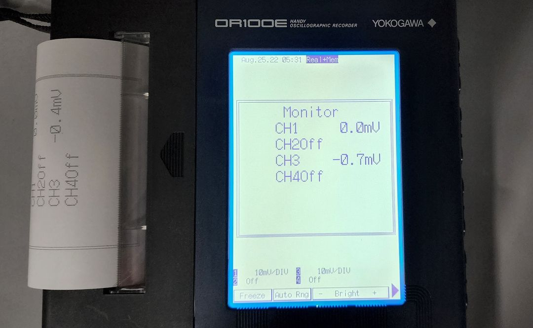 Yokogawa OR100E 핸디형 오실로그래픽 레코더--2