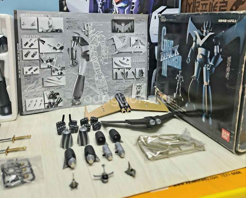 추억의 반다이 블랙 그레이트 마징가 20cm pg건담아--8