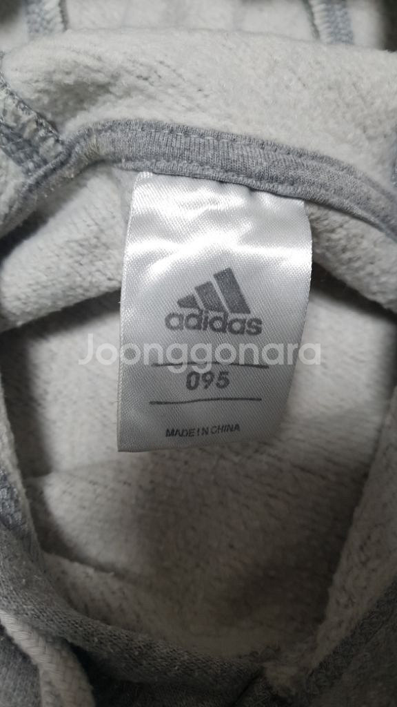 아디다스 기모 후드티--5