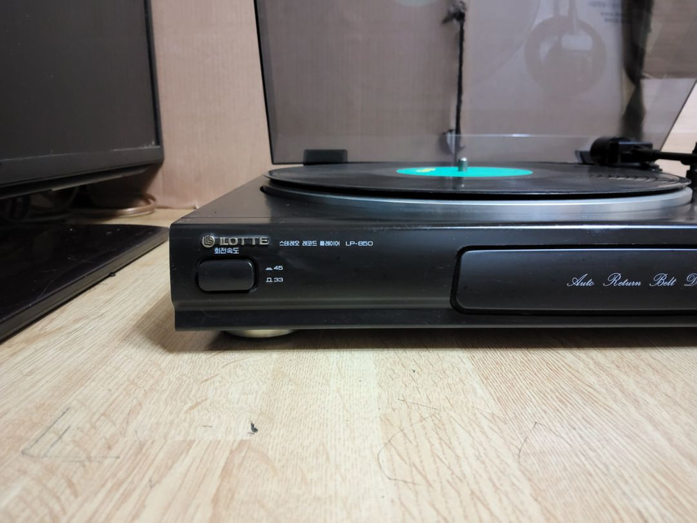 롯데 LP 턴테이블 LP-850 (오디오 앰프 음향기기 이미지