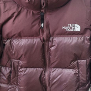 노스페이스눕시 눕시다운자켓 다크레드