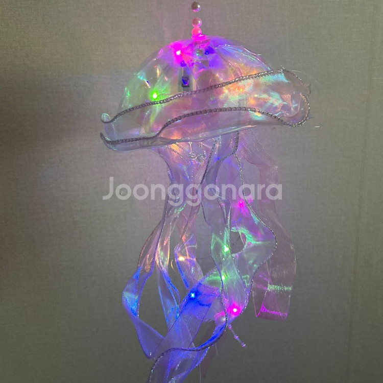 해파리 무드등 조명 아이방 인테리어 파티 감성램프 보라--1