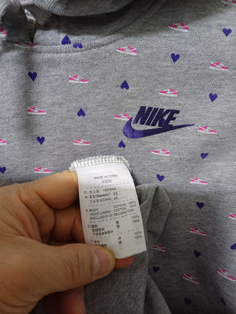 여성 나이키 멀티로고 후드티 (85-90)--3