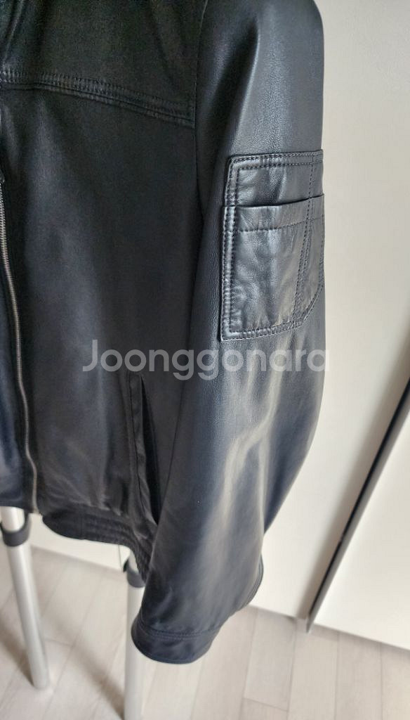 제냐 다크 네이비 라이더 자켓--1