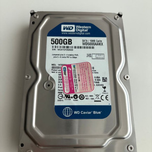 WD 500GB SATA 하드디스크