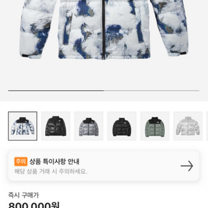 노스페이스 눕시 지구 패딩