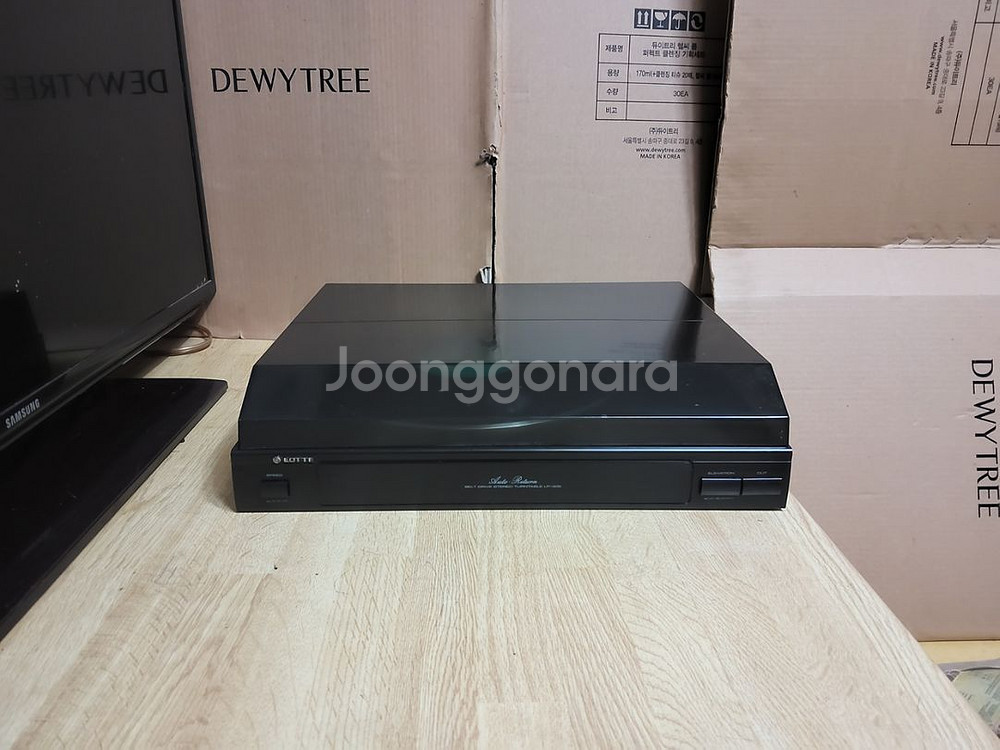 롯데 LP 턴테이블 LP 308 2호 (오디오 앰프 음--4