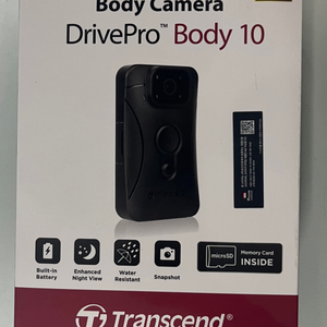 트랜센드 바디캠10 drive pro body10