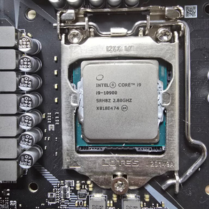 CPU i9 10900 + 보드 MSI Z490