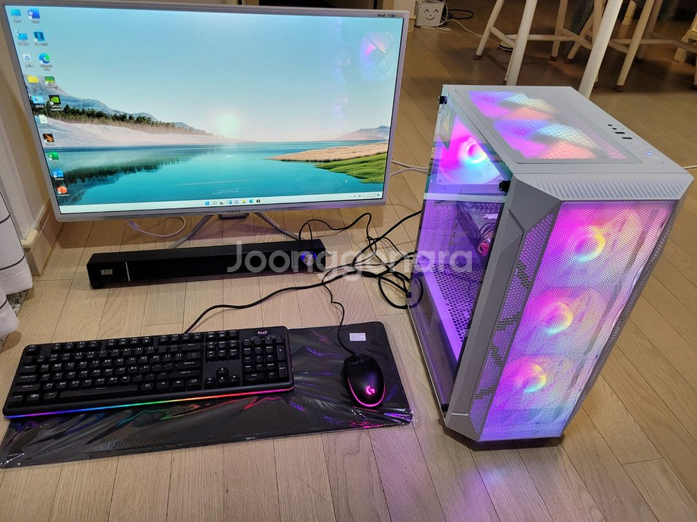 고사양 게이밍 컴퓨터 풀셋트 RTX3070 27모니터--3
