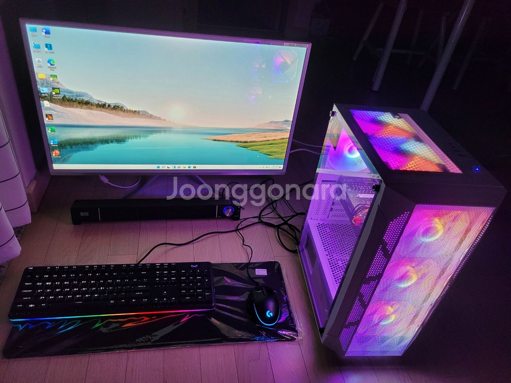 고사양 게이밍 컴퓨터 풀셋트 RTX3070 27모니터--4