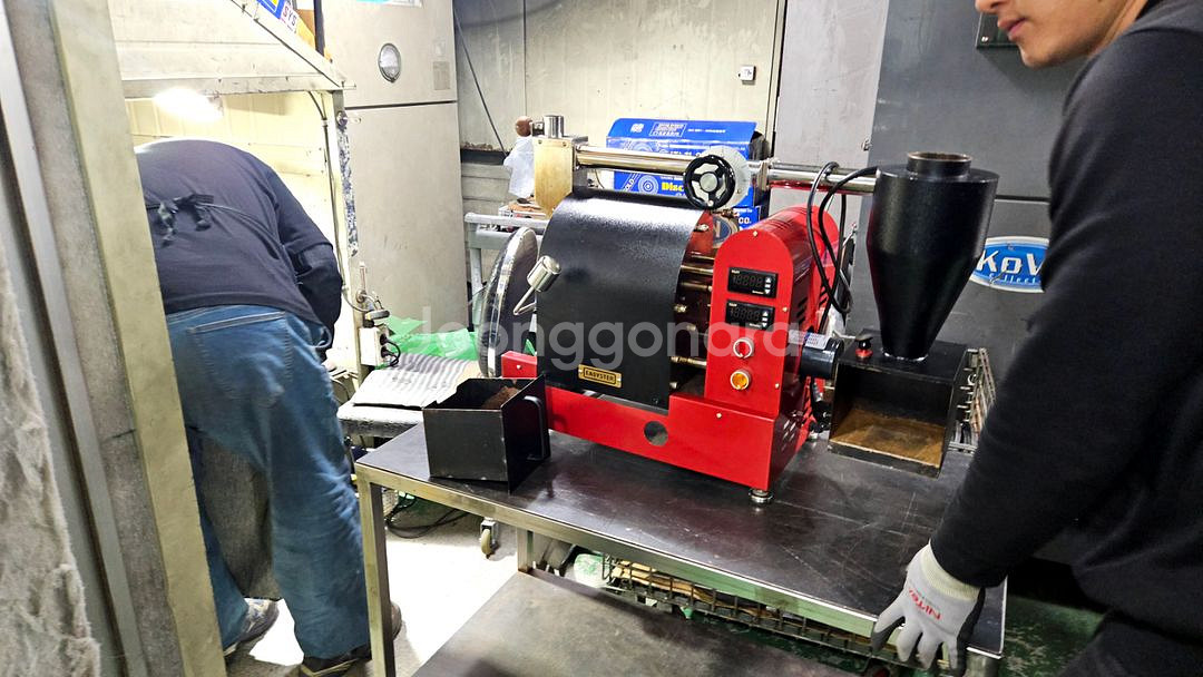 이지스터 로스팅기 1kg LPG용 + mazzer 그라--1