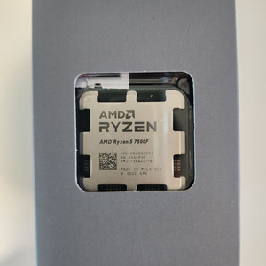 amd ryzen5 7500F 미개봉 국내정품 팝니다.