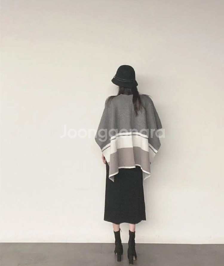 (새상품) 울90 캐시미어10 판쵸 / 케이프--4