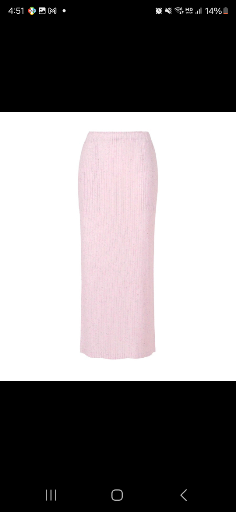 이세이미야케 restore blend 스커트 핑크--1