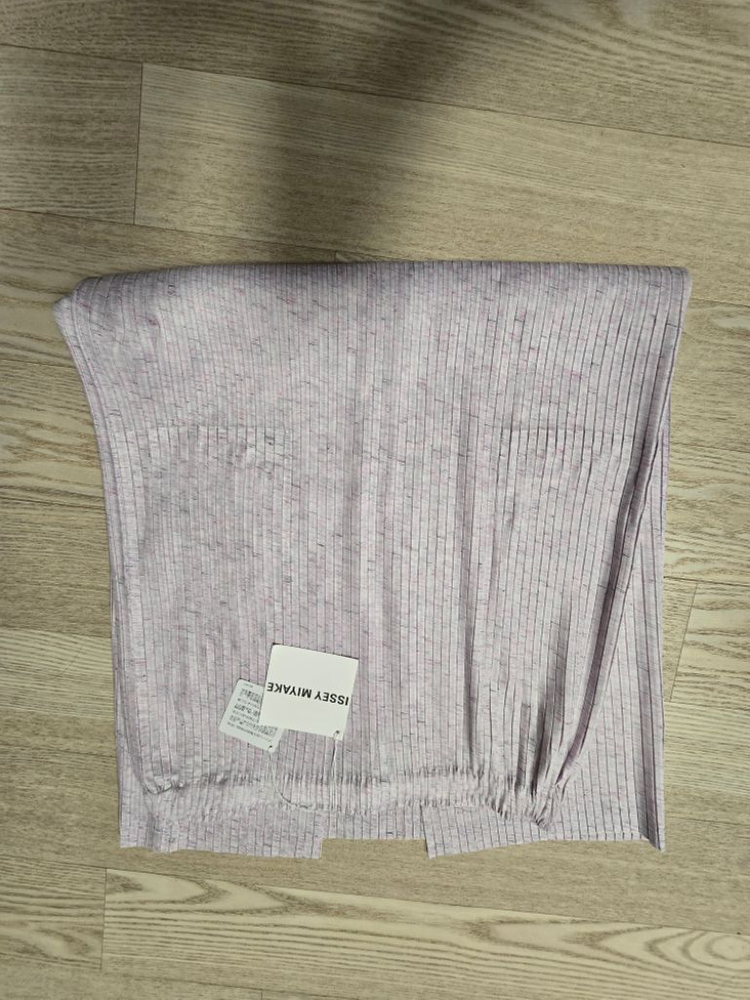 이세이미야케 restore blend 스커트 핑크--2