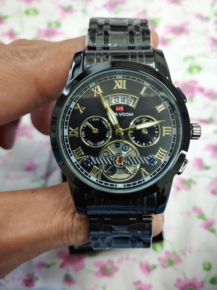 남성 ㅡ 고급 쿼츠 메탈 시계 5컬러--4