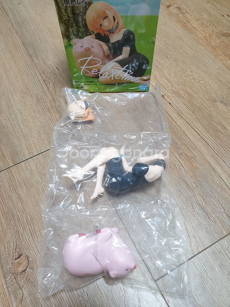 미개봉 돼지의 간은 가열해라 릴렉스타임 제스 피규어--4