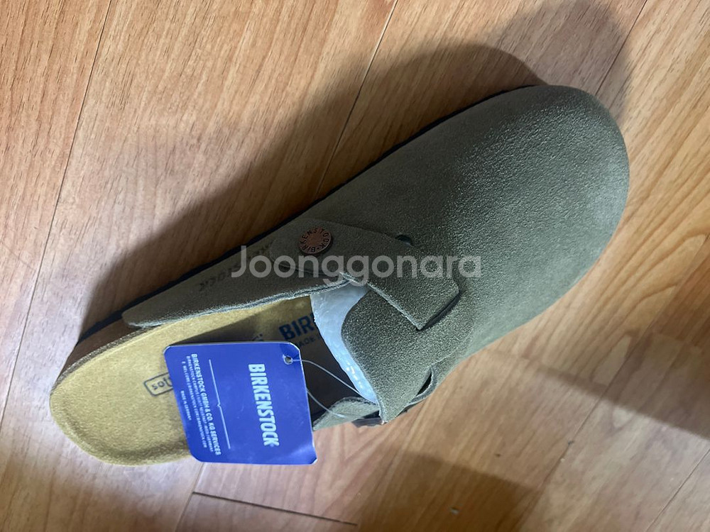 버켄스탁 보스턴 카키 레귤러 소프트풋베드 새상품 39--2