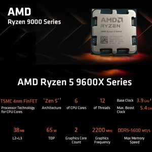 미개봉 택포 라이젠 ryzen 5 9600x cpu