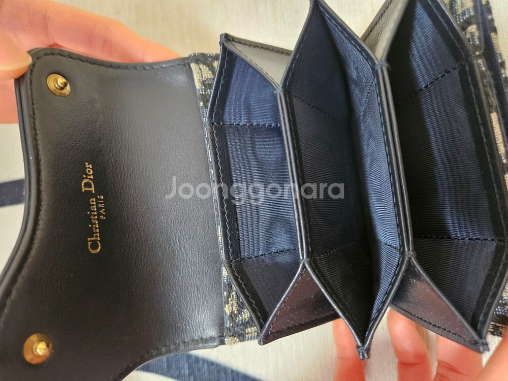 디올 포켓 카드지갑--1