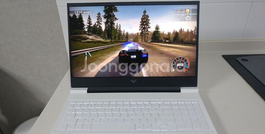 HP 12세대 빅터스 i7 화이트 게이밍 노트북--4