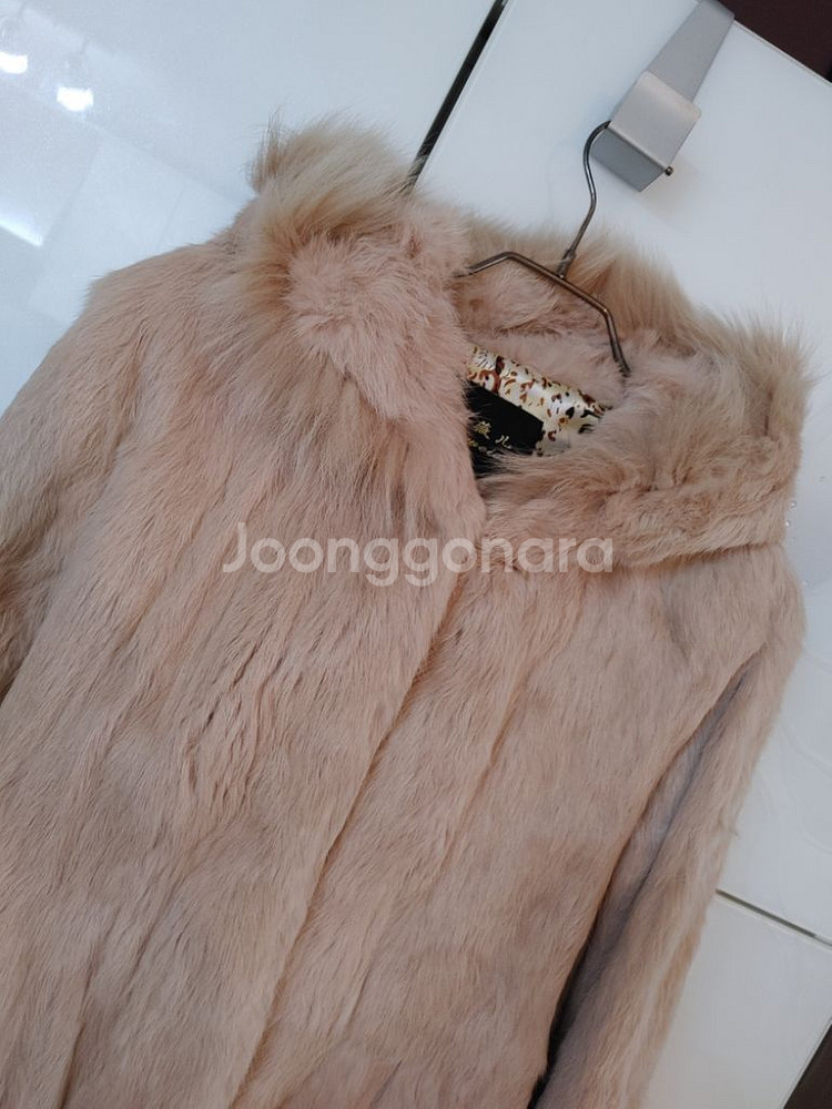 토끼털후드코트 /55-66--1