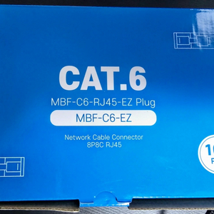 MBF CAT.6 RJ45 랜케이블 관통형 세트