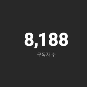 최근 동영상 130만 조회수 유튜브 채널 판매(미국)