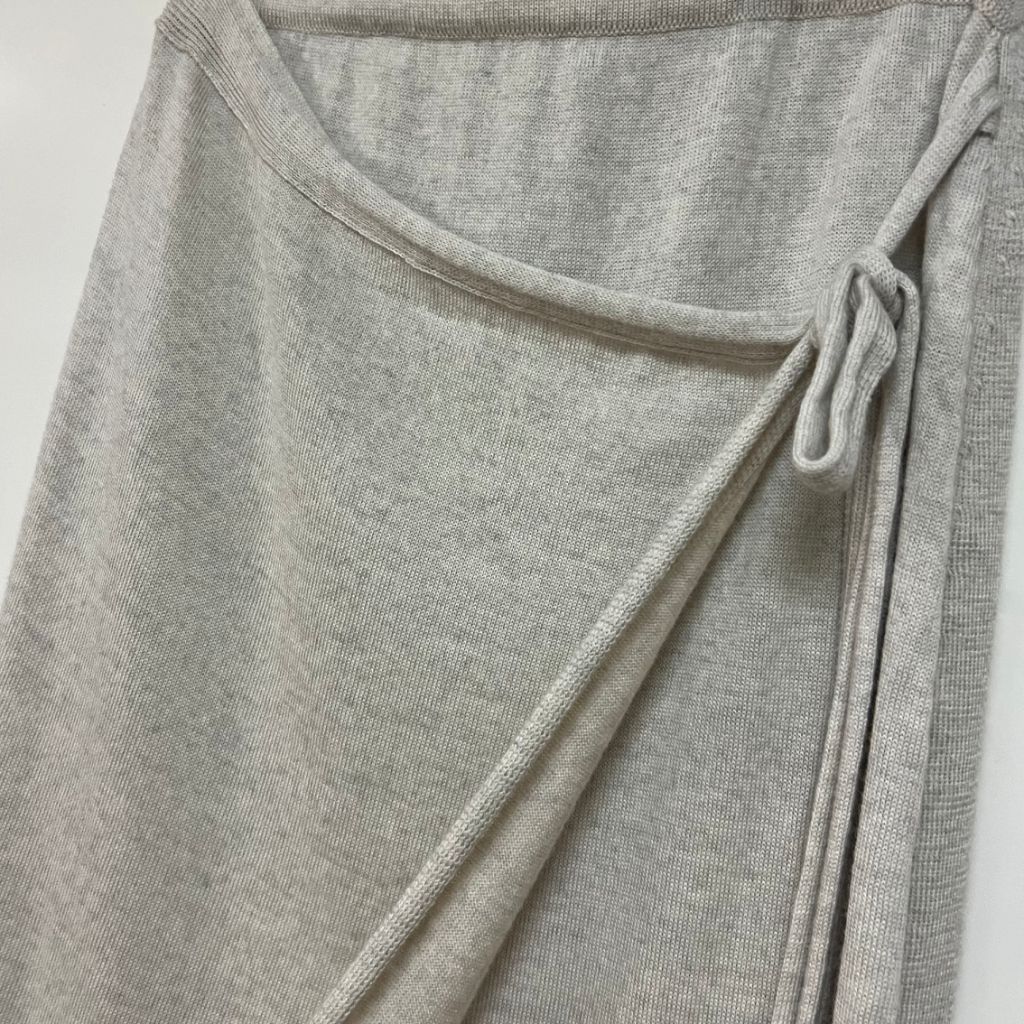 리플레인 replain 울 니트 스커트 랩 롱치마