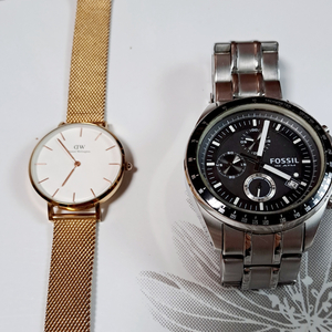 FOSSIL 시계 크로노그래프&DW Petite