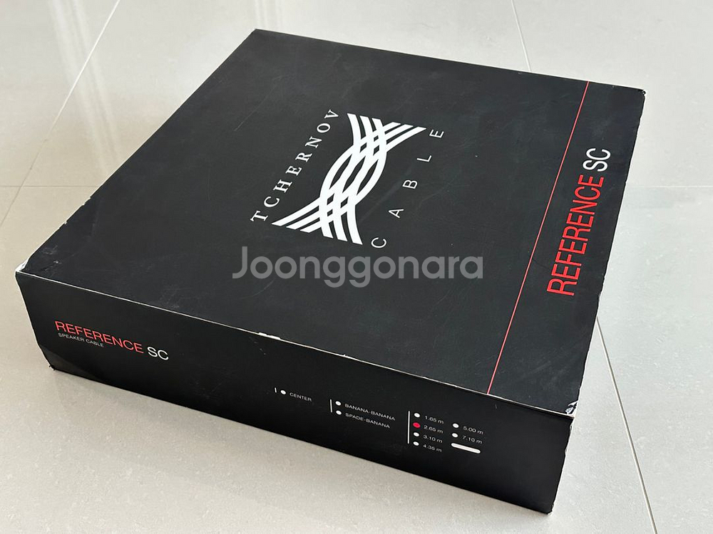 체르노프 레퍼런스 스피커 케이블 2.65미터 말굽--1
