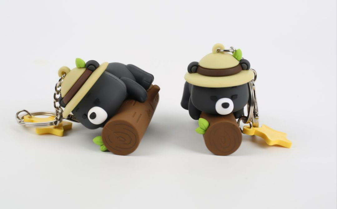 국립공원 반달이) 키링 지비츠 거울3종세트--2