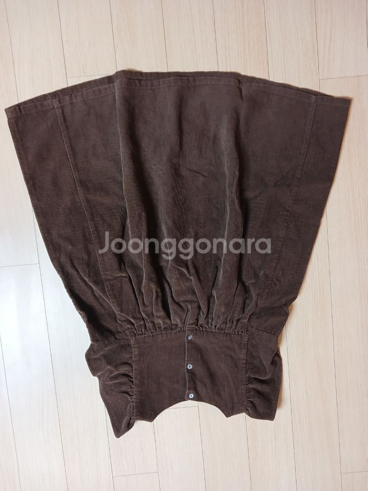 동그라미마켓 코듀로이 레이어드 원피스 브라운 xl--2