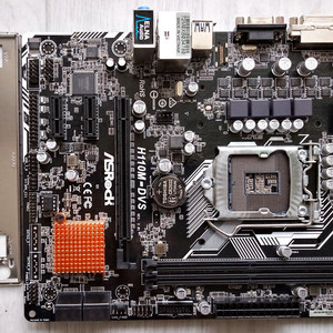 ASRock H110M-DVS R2.0메인보드+백패널