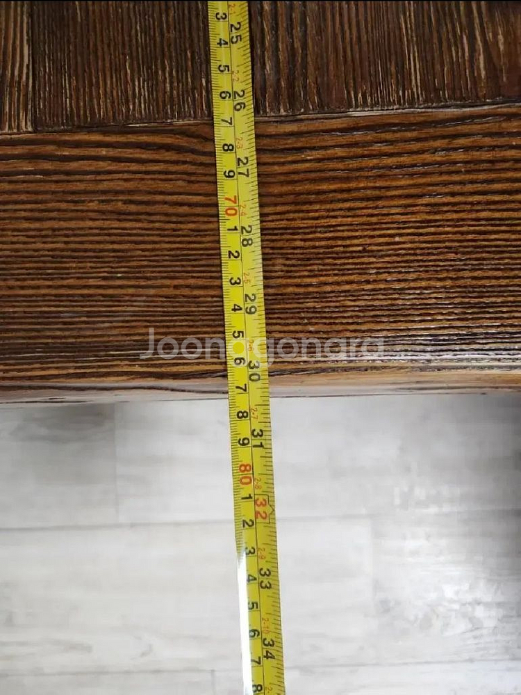 100% 원목 천연 물푸레 나무 거실 대형 테이블 식탁--3