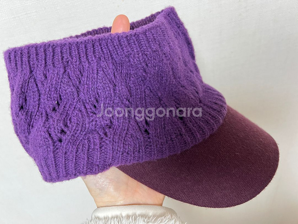 니트챙모자 바람막이 모자 남녀공용--3