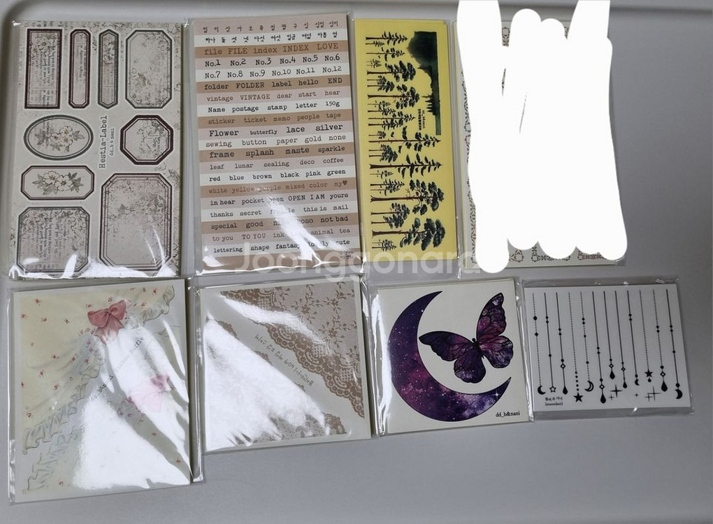 다꾸) 똘비앤나니 배경지, 스티커 팝니당--4