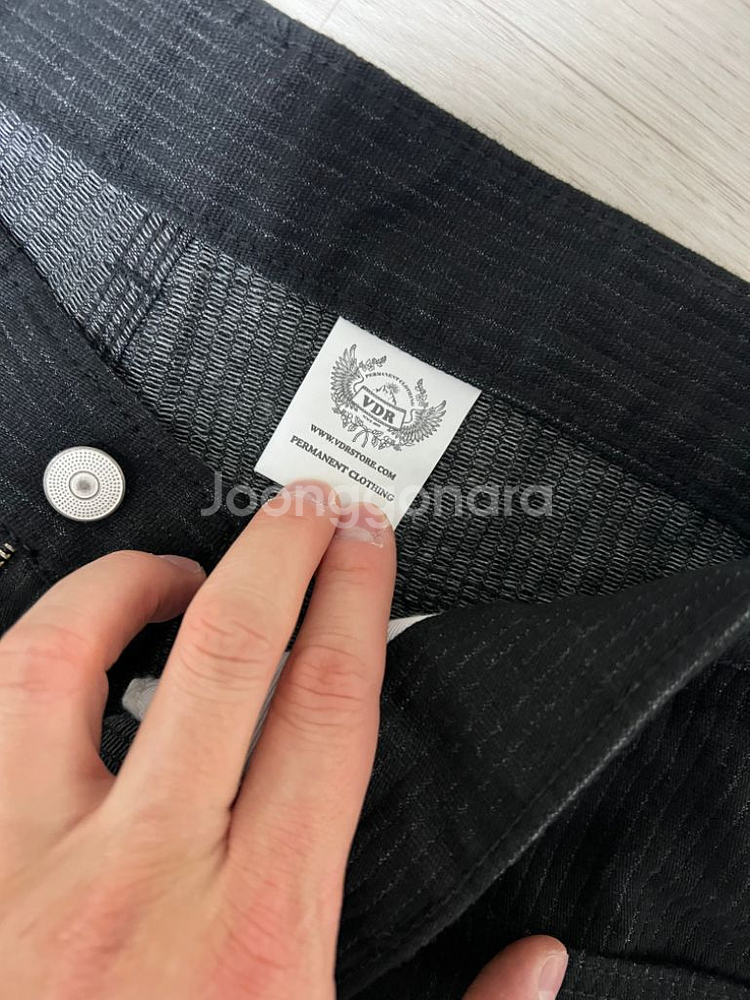 비디알 003 레일로드 데님 블랙 M--2