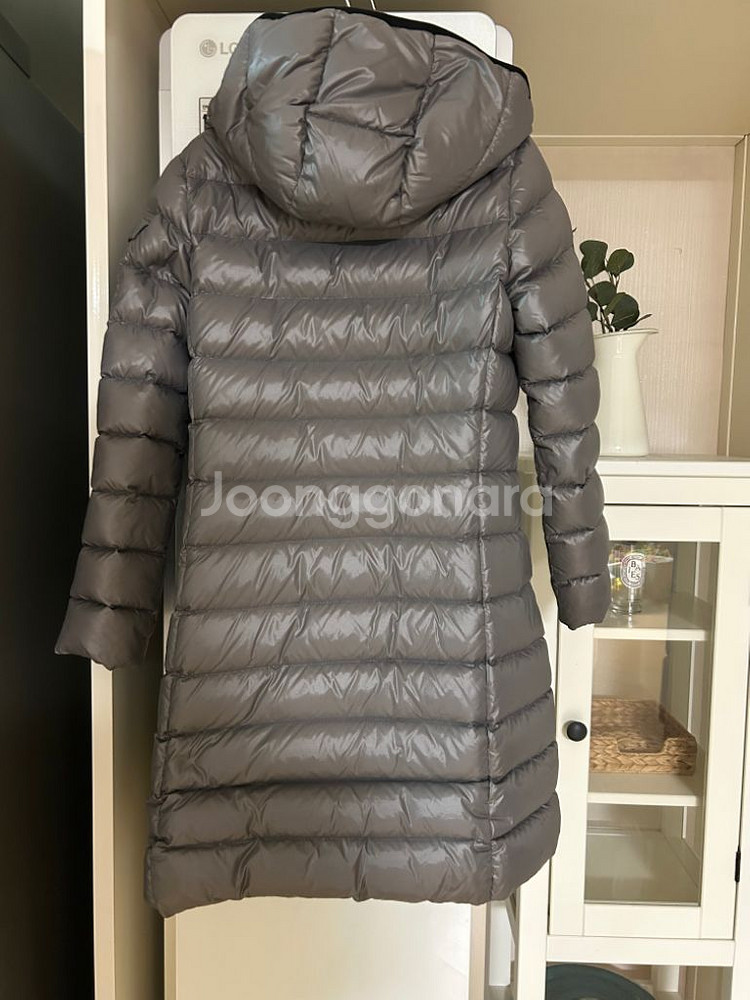 몽클레어 모카 롱패딩 14y 성인여성55 그레이--5