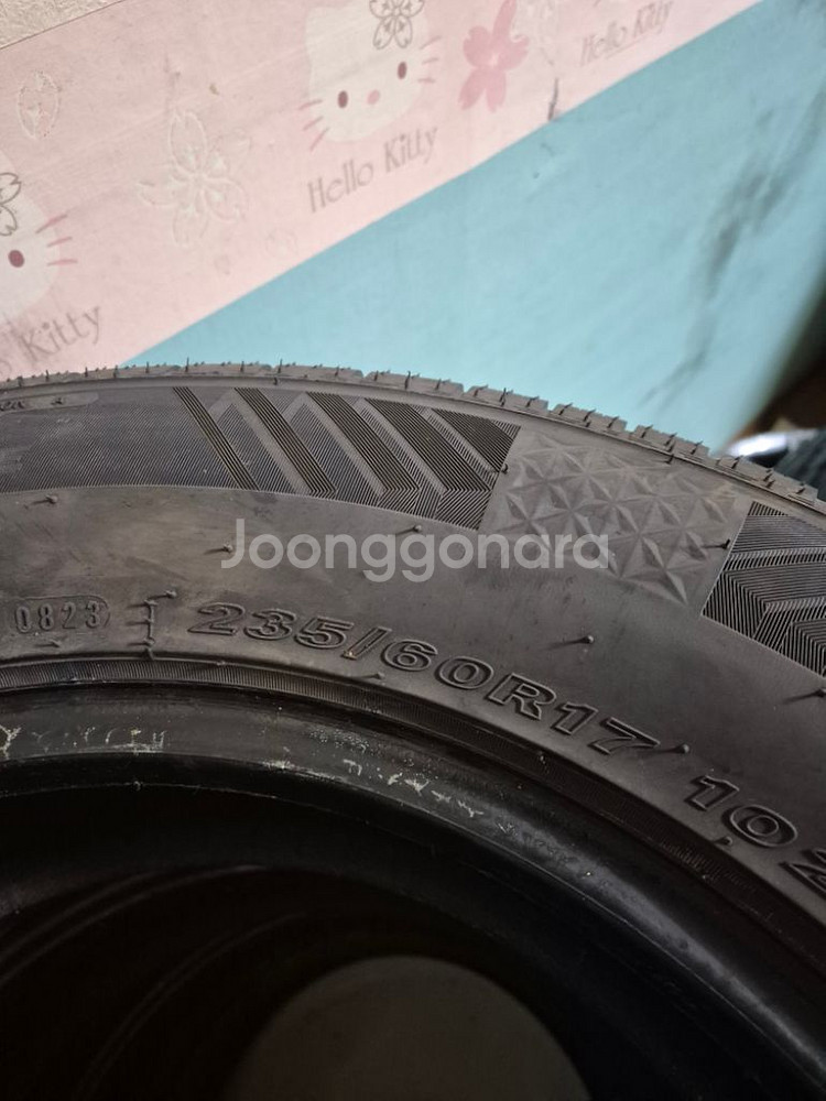 중고타이어 A급 넥센 최고급형 235 60R 17 2개--3