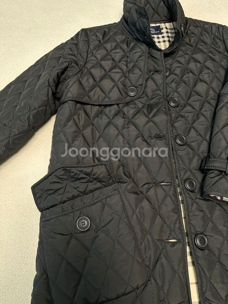 빈티지 버버리 퀄팅패딩--2