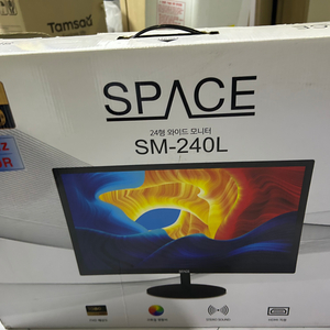 SPACE SM-240L 무결점모니터 미개봉 새제품 팝