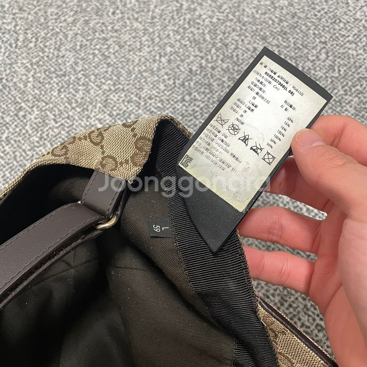 백화점판 구찌 GG 수프림 캔퍼스 볼캡 모자 L--8