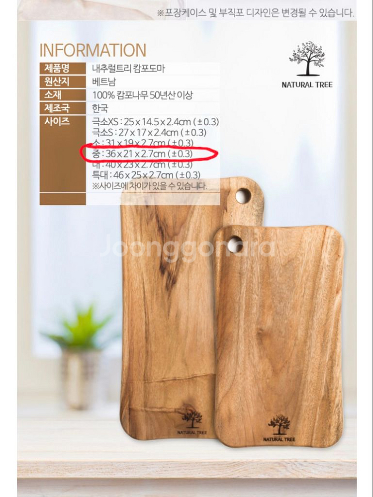 캄포도마 원목 살균 항균 도마, 플레이트--4