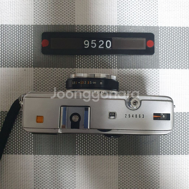 올림푸스 35 EC 필름카메라 실버바디--1