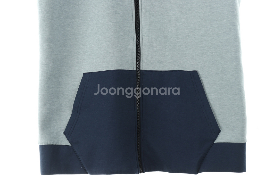 (XL) 언더아머 후드집업 블루 조끼 올드스쿨--3