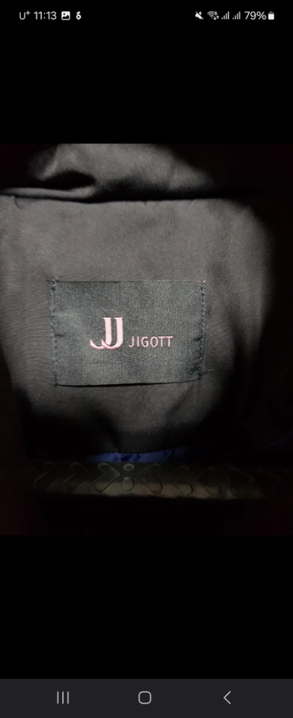 JJ 지코트 여자검정 오리털 구스패딩 이미지