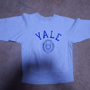 80s 빈티지 챔피온 리버스위브 예일 YALE 스웻셔츠