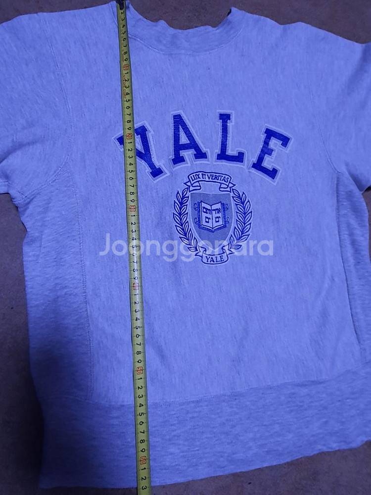 80s 챔피온 리버스위브 예일 YALE 스웻셔츠--3